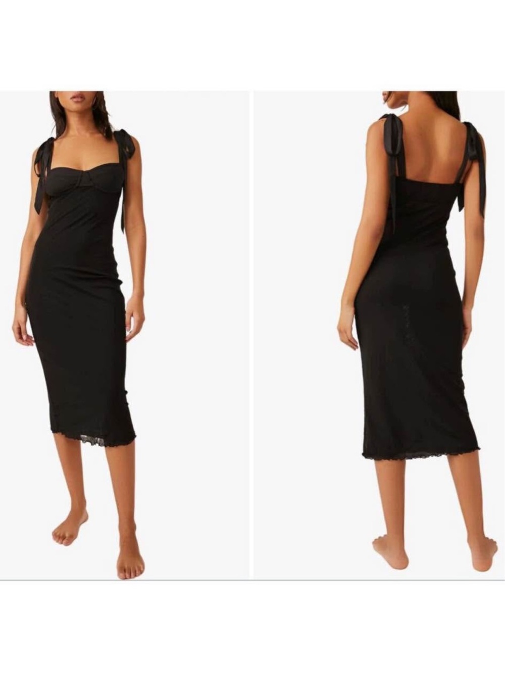 Free People Tie-Shoulder Dress - Picture 2 of 3